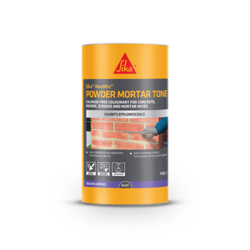 Sika MaxMix Powder Mortar Tone Black 1Kg (878064) (6)