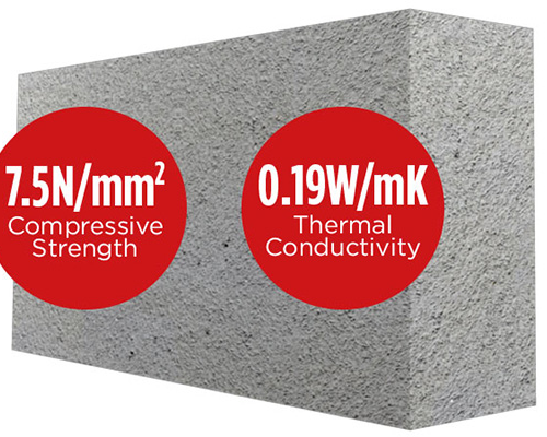 Mannok Aircrete 100mm SEVEN High Strength (7.5n) blocks (7.2m2/pk)