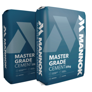 Master Grade Mannok Cement (BLUE PLASTIC) 25kg (60)