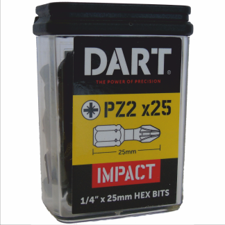 Impact Driver Bit PZ2 - 25pk (DDIPZ2-25)