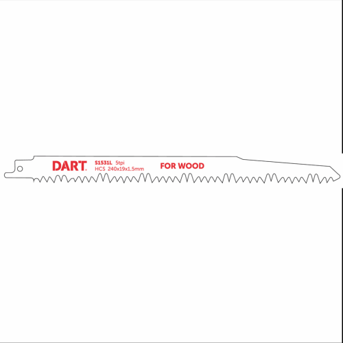 Wood Cutting Reciprocating Blade S1531L - 5pk (DRB51)