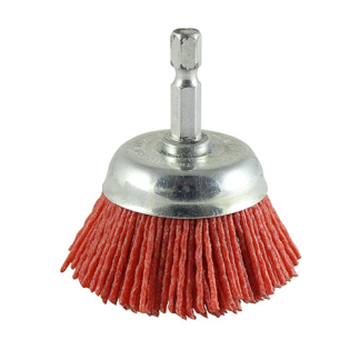 Shaft Mount Cup Brush Nylon (50mm) 50SCN