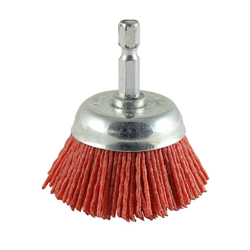 Shaft Mount Cup Brush Nylon (50mm) 50SCN