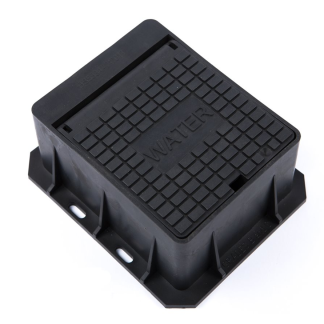 Poly Hinged & Locking Stop Tap Box CD880