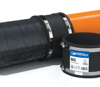 Fernco - DC115 Drain Coupling 100-115mm (110mm Plastic to 110mm Plastic)