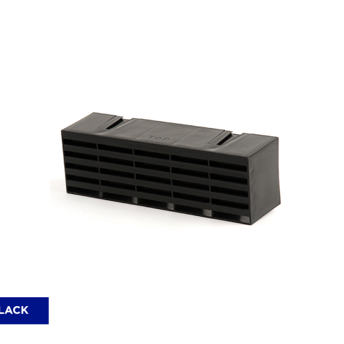 Plastic Airbrick 215w x 69h x 60dmm Black (1201ABBL)