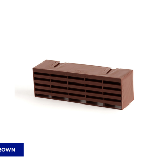Plastic Airbrick 215w x 69h x 60dmm Brown (1201ABBR)