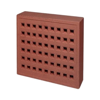 Clay Air Brick 215x215x50mm Terracotta (SSABRED2222EA)