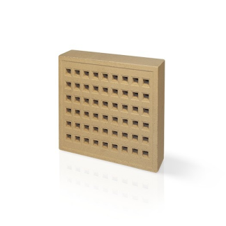 Clay Air Brick 215x215x50mm Buff (SSABBUF2222EA)