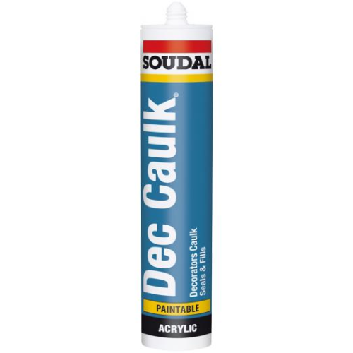 Decorators Caulk - WHITE 290ml (Paintable acrylic sealant) 12/box