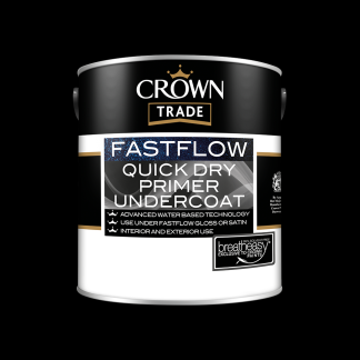 Crown Trade Fastflow Quick Drying UNDERCOAT - White 5L (5090816)