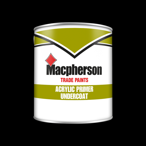 Macpherson Acrylic PRIMER UNDERCOAT - White 2.5L (5025180)