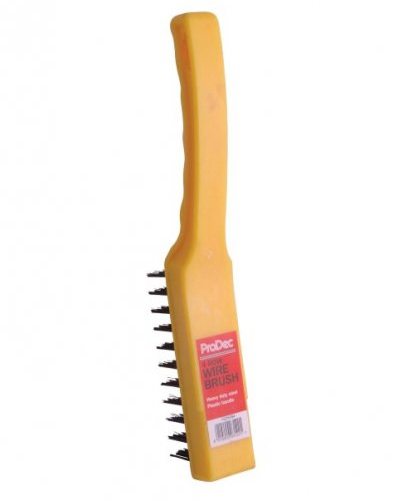 WIRE Brush (Four Row heavy duty) plastic handle (HDWB4) (8)
