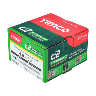 C2 Screw PZ2 CSK - ZYP 4.0 x 50mm (200)
