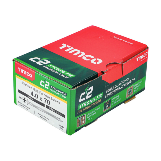 C2 Screw PZ2 CSK - ZYP 4.0 x 70mm (200)