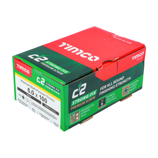 C2 Screw PZ3 CSK - ZYP 6.0 x 100mm (100)