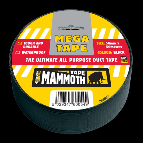 Mega All Purpose WHITE Tape (50mm x 50m) (483330) (24)
