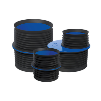 Fernco - ICP100 Internal Pushfit Coupling (typically connects 4" Plastic / 4" Cast Iron / 4" New Clay)