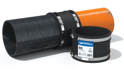 Fernco - DC135 Drain Coupling 120-135mm (100mm Clay to 100mm Clay)
