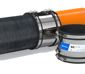 Fernco - SC137 Standard Coupling 120-137mm (100mm Clay to 100mm Clay) *Public Sewers SFA7 - Water Authority Approved*