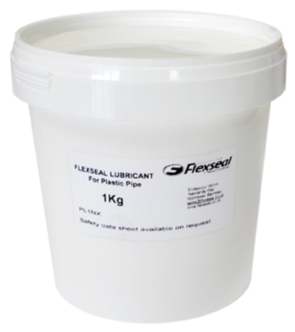 Flexseal - Pipe Lubricant for Plastic Pipe 1kg Tub (6/box)
