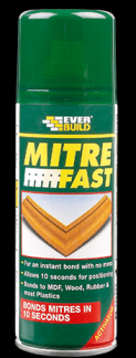 Mitre Fast Activator Aerosol 200ml Clear (12/box)