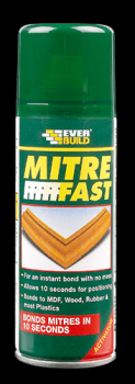 Mitre Fast Activator Aerosol 200ml Clear (12/box)