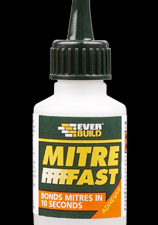 Mitre Fast Adhesive Bottle 50gm Clear (10/box)