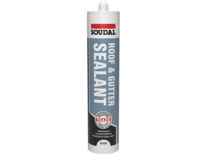 Roof & Gutter Sealant - BLACK 290ml (Bitumen based roofing sealant)
