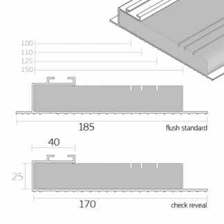 TF Multi Cavity Closer 2.4MTRS (100-150mm) (6)