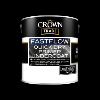 Crown Trade Fastflow Quick Drying UNDERCOAT - White 5L (5090816)