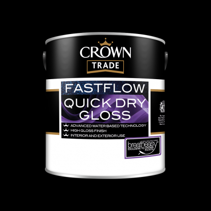 Crown Trade Fastflow Quick Dry GLOSS - Black 1L (5090869)
