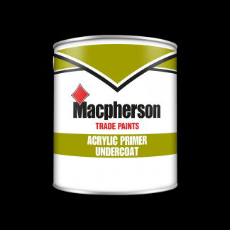 Macpherson Acrylic PRIMER UNDERCOAT - White 2.5L (5025180)
