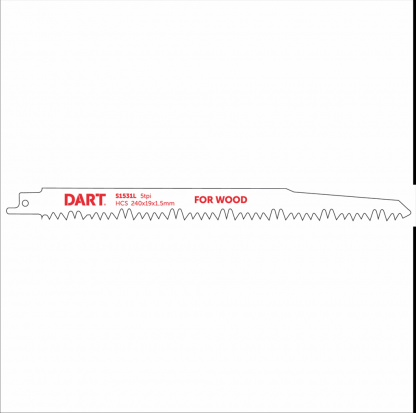 Wood Cutting Reciprocating Blade S1531L - 5pk (DRB51)