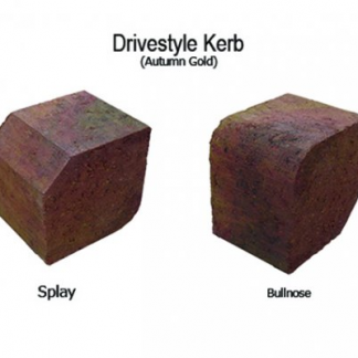 Drivestyle Standard Kerb (Small kerb) 125x100x125 (270/pk) Autumn Gold