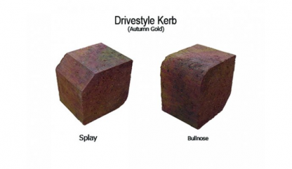 Drivestyle Standard Kerb (Small kerb) 125x100x125 (270/pk) Autumn Gold