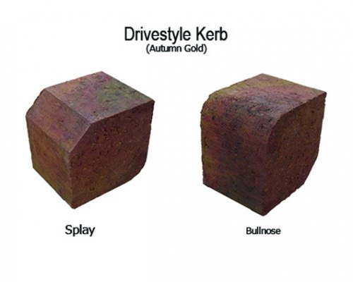Drivestyle Standard Kerb (Small kerb) 125x100x125 (270/pk) Autumn Gold