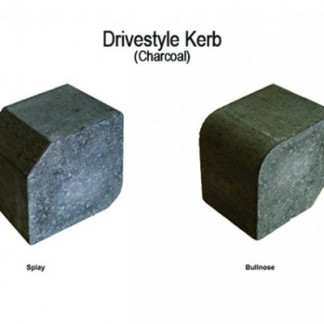 Drivestyle Standard Kerb (Small kerb) 125x100x125 (270/pk) Charcoal