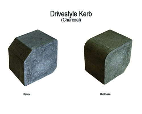 Drivestyle Standard Kerb (Small kerb) 125x100x125 (270/pk) Charcoal