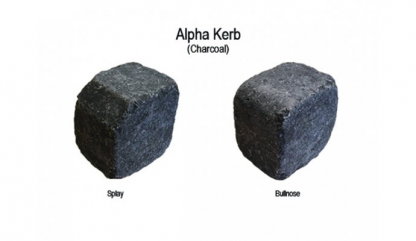 Alpha Antique Kerb 125x100x125 (270/pk) Charcoal