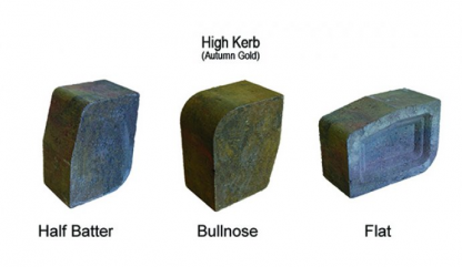 High Kerb 150x100x200mm (168/pk) Autumn Gold