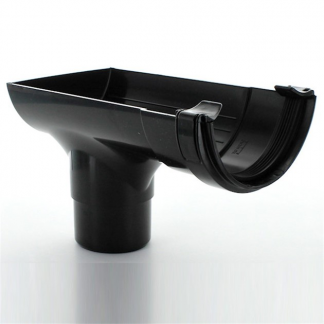 112mm Surefit Stopend Outlet Black BR012