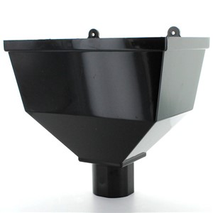 68mm Rainwater Hopper Head Black BR014