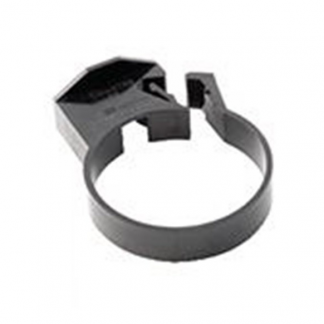 68mm Pipe Bracket Single Fixing Black BR019