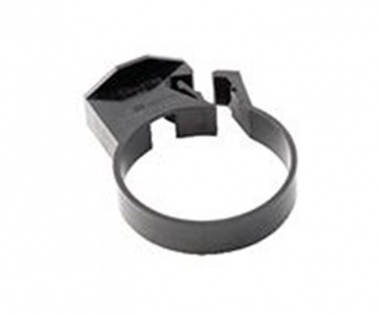 68mm Pipe Bracket Single Fixing Black BR019