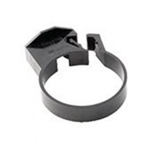 68mm Pipe Bracket Single Fixing Black BR019