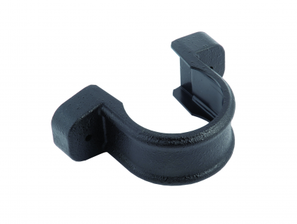 112mm Half Round Gutter Union Black BR398
