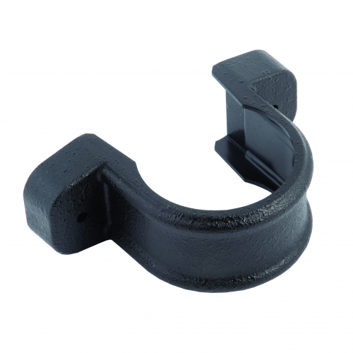 112mm Half Round Gutter Union Black BR398