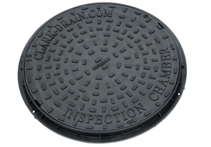 Poly Cover & Lid (lock) 450mm diameter Circular Top 3.5T CD452