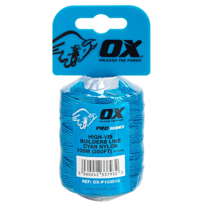 Pro Cyan Nylon Brickline 105M / 350`